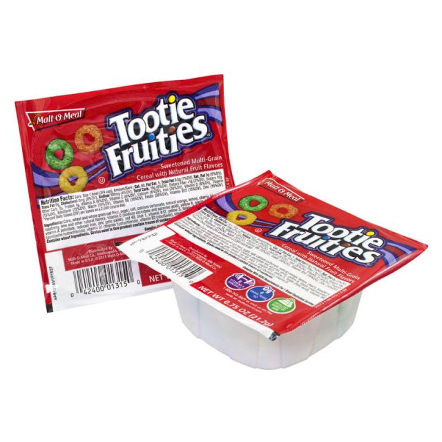 Malt-O-Meal Tootie Fruities Cereal Bowls, 1 Oz, Pack Of 96 Boxes MPN:1315