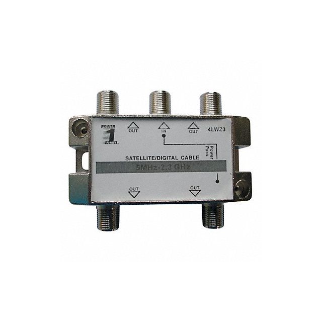 Cable Splitter 4-Way F-Type 2.3 GHz MPN:4LWZ3