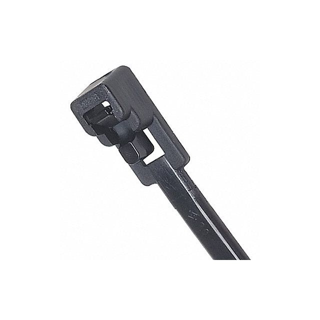 Cable Tie Releasable 8 in Black PK500 MPN:36J199