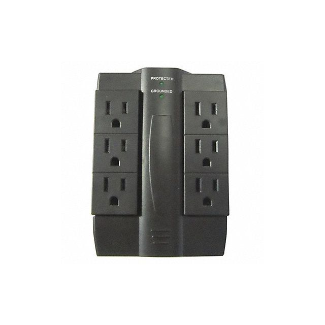 Plug Adapter Black 5-15R 1875W MPN:52NY38