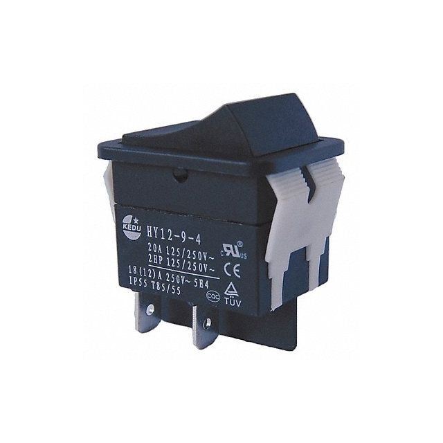 Rocker Switch DPST 4 Connections MPN:29FG25