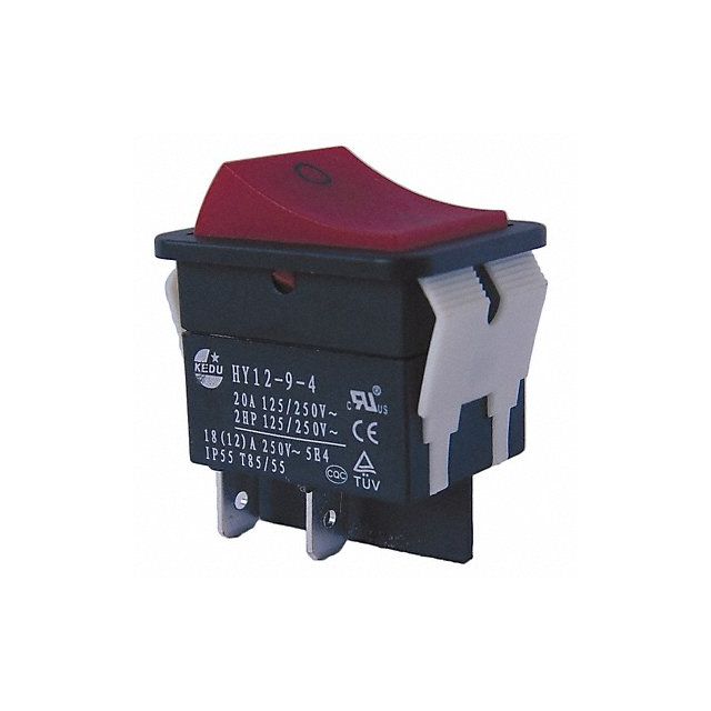 Rocker Switch DPST 4 Connections MPN:29FG26