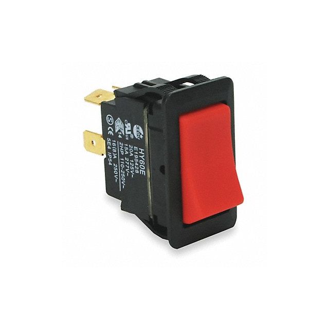 Rocker Switch DPST 4 Connections MPN:2LNF6