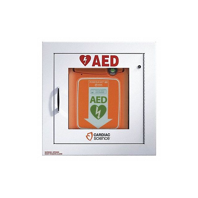Recessed AED Cabinet White SS Material MPN:50-00400-10