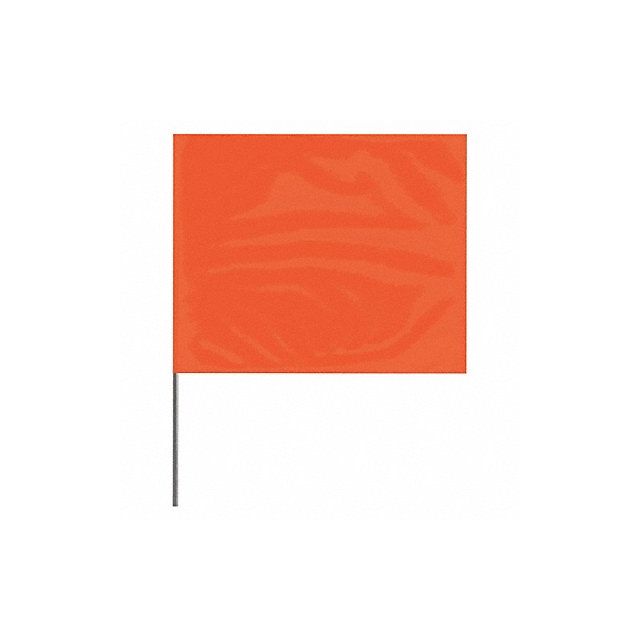 Marking Flag Orange Blank PVC PK100 MPN:2330O-200