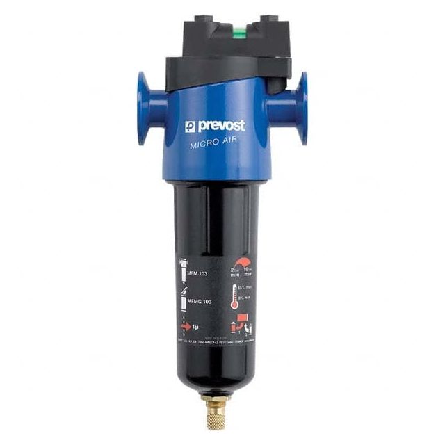 Oil & Water Filter/Separator: FNPT End Connections, 157 CFM, Auto & Float Drain, Use on Air MFM 1206