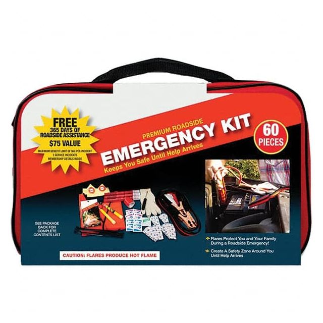 Highway Safety Kits, Type: Emergency Roadside Kit , Number of Pieces: 60.0 95-07-61