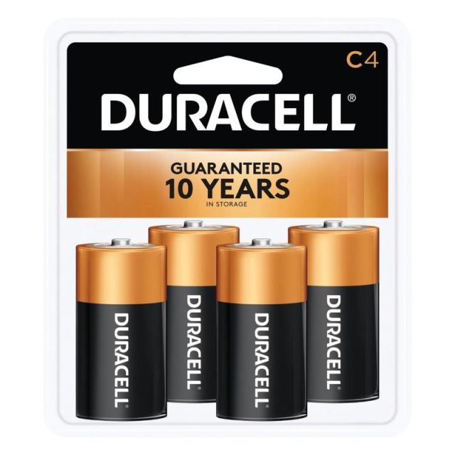 Duracell Coppertop C Alkaline Batteries, Pack Of 4 (Min Order Qty 9) MPN:MN1400R4ZX