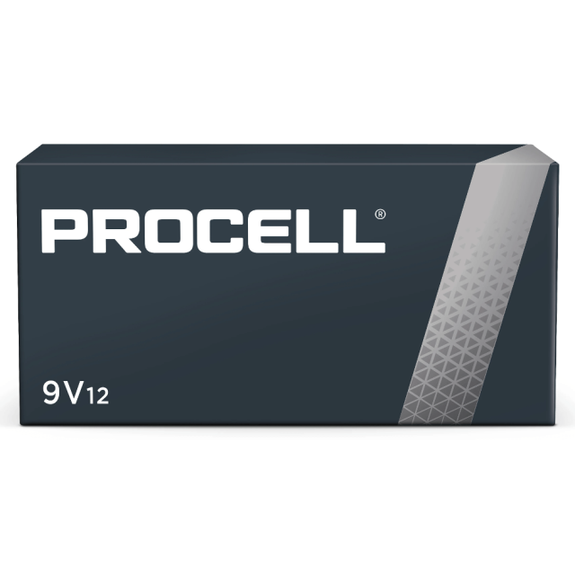 Procell 9-Volt Alkaline Batteries, Pack Of 12 (Min Order Qty 4) MPN:PC1604BKD