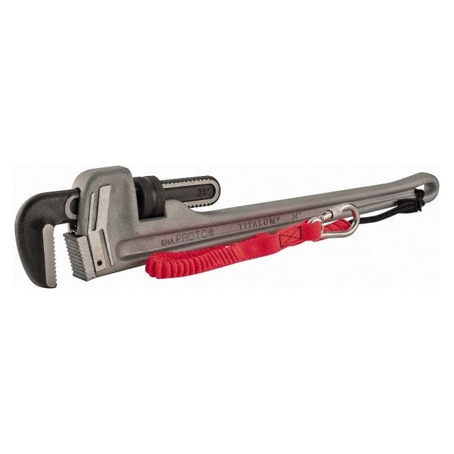 Tethered Straight Pipe Wrench: 24