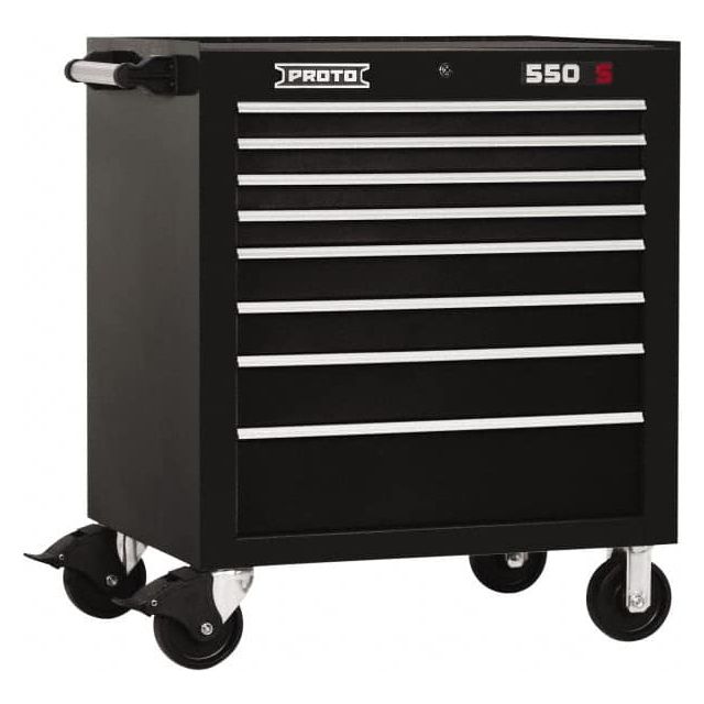 Steel Tool Roller Cabinet: 8 Drawers MPN:J553441-8BK