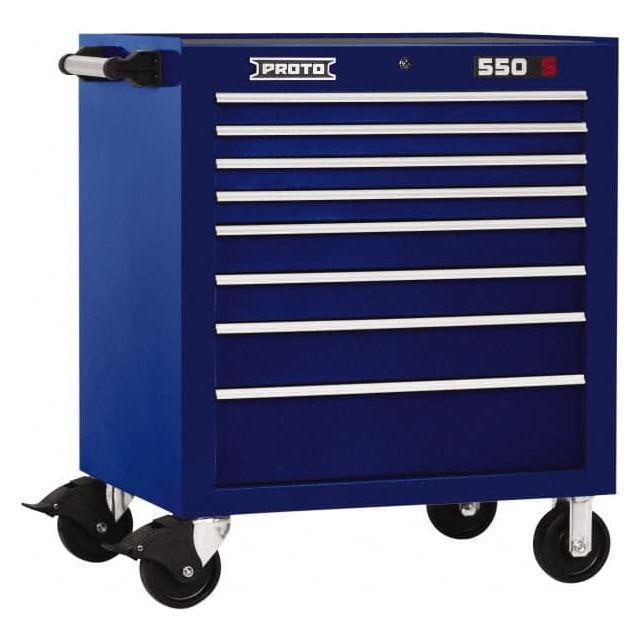 Steel Tool Roller Cabinet: 8 Drawers MPN:J553441-8BL