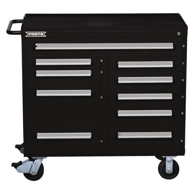 Steel Tool Roller Cabinet: 10 Drawers MPN:J564542-10BK