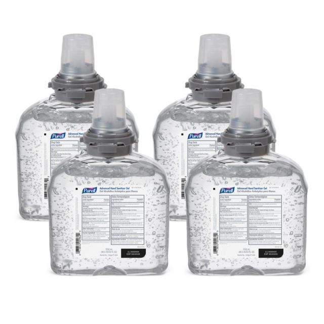 PURELL Advanced Hand Sanitizer Gel Refill, Refreshing Fragrance, 1200 mL, Case Of 4 MPN:5456-04CT