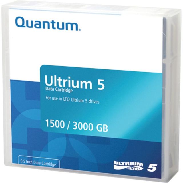 Quantum MR-L5MQN-01-20PK LTO Ultrium 5 Data Cartridge - LTO-5 - 1.50 TB (Native) / 3 TB (Compressed) - 20 Pack MPN:MR-L5MQN-01-20PK
