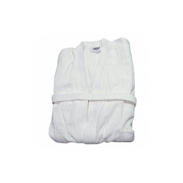 Bathrobe Belted Cotton White PK12 MPN:X70200