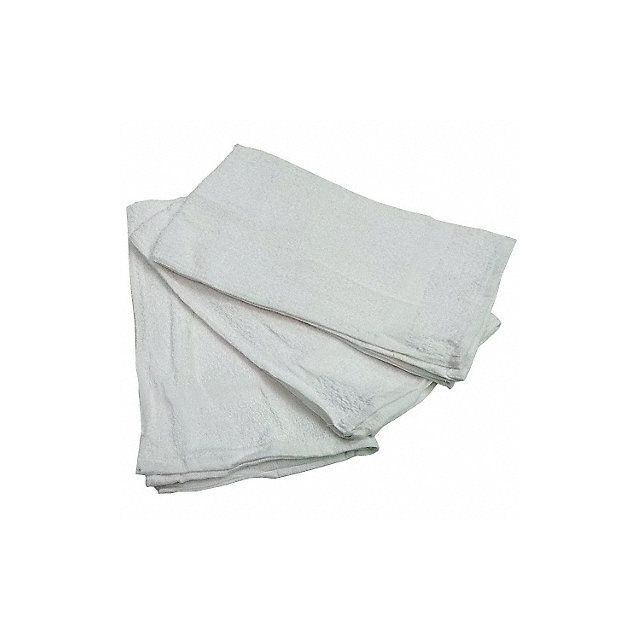 Hand Towel 16x27 In White PK12 MPN:51610