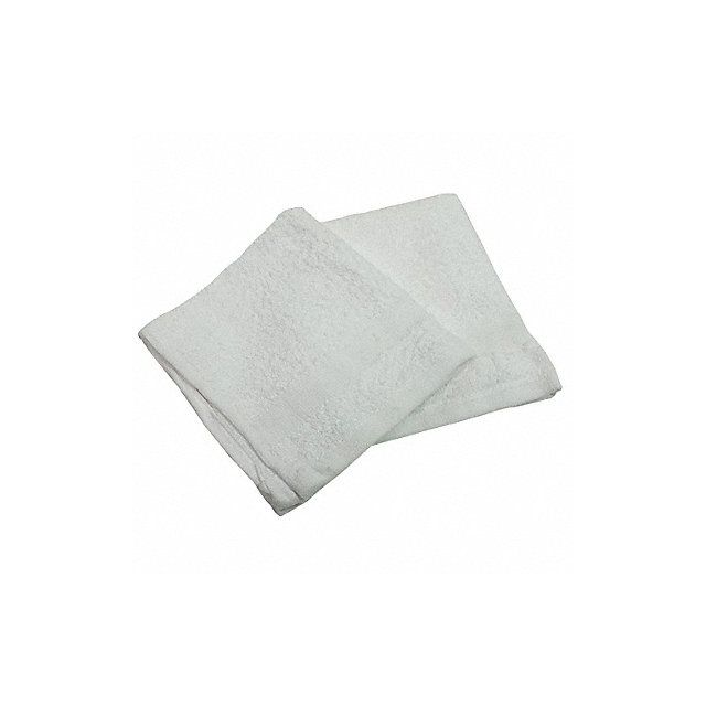 Wash Cloth 12x12 In White PK12 MPN:61250