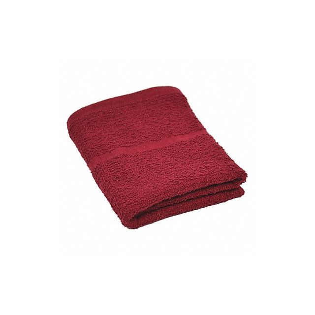 Hand Towel 16x27 In Burgundy PK12 MPN:71626