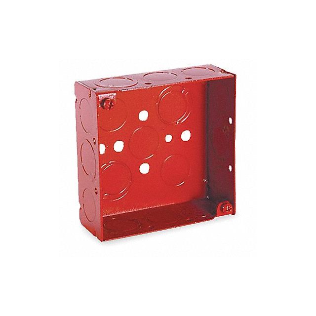 Electrical Box Square 21 cu in Red MPN:911-9