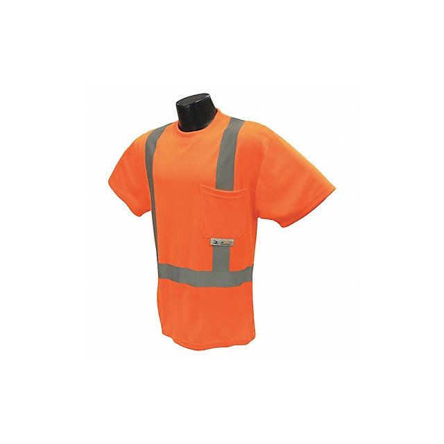 T-Shirt Unisex 2XL 23-41/64 in Orange MPN:ST11-2POS-2X