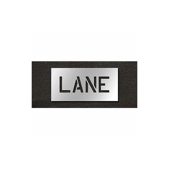 Pavement Stencil Lane 6 in MPN:STL-116-70602