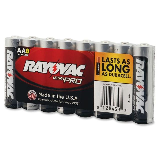 Rayovac Ultra Pro Alkaline AA Batteries - For Multipurpose - AA - 1.5 V DC - 96 / Carton MPN:ALAACT