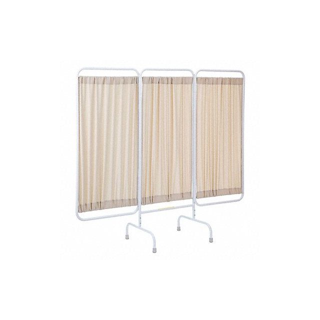 Privacy Screen 3 Panel 67inH Beige MPN:PSS-3/AM/BGF