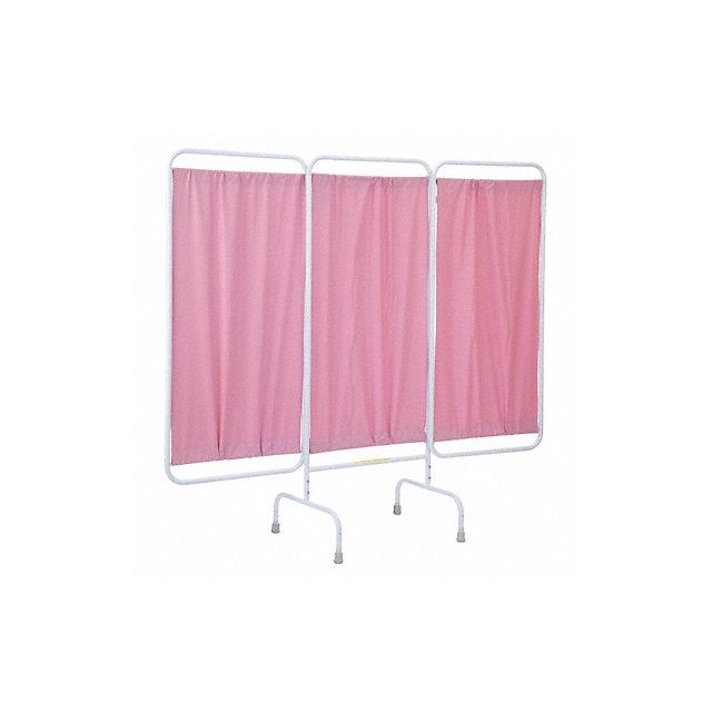 Privacy Screen 3 Panel 67inH Mauve MPN:PSS-3/AML/M