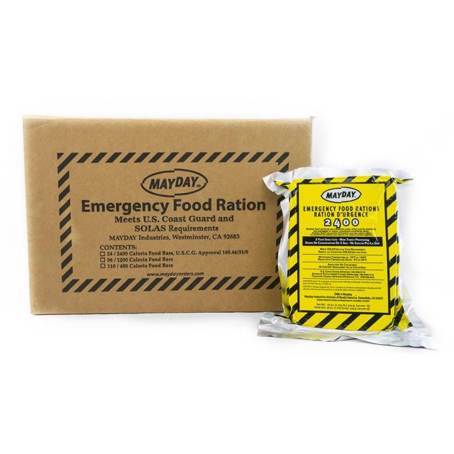 Mayday Industries Emergency Food Bars, Case Of 24 Bars MPN:73512