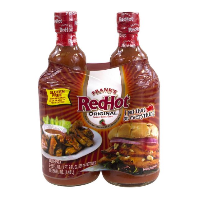 Franks Red Hot Original Hot Sauce, 25 Oz, Pack Of 2 Bottles (Min Order Qty 3) MPN:96797