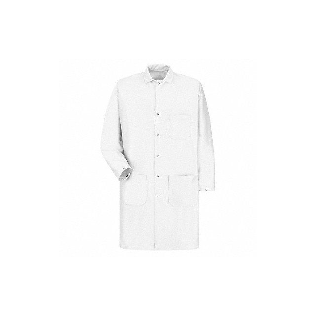 Anti-Static Lab Coat White XL MPN:KK28WH RG XL