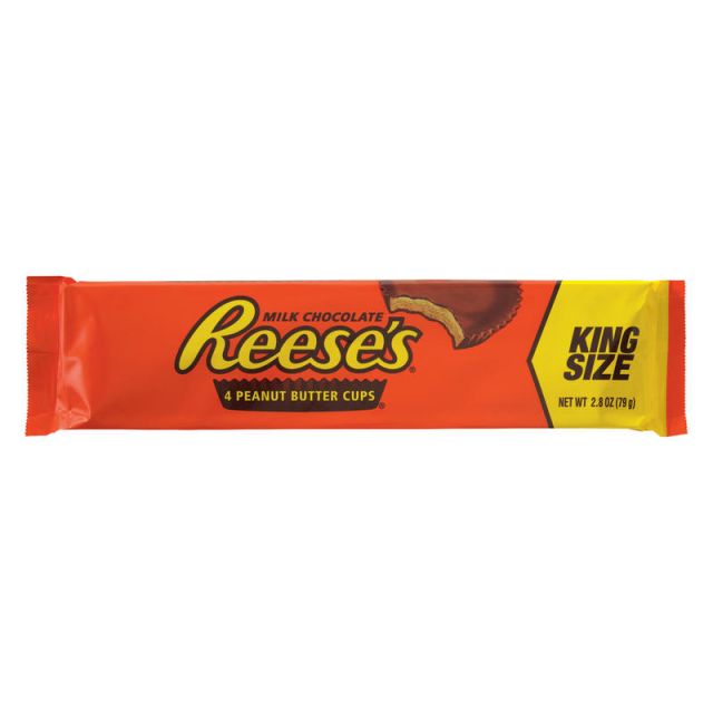 Reeses Peanut Butter Cups, King Size, 2.8 Oz, Box Of 24 MPN:209-01302