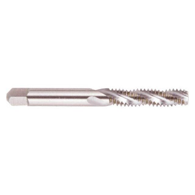 Spiral Flute Tap:  UNC,  3 Flute,  Bottoming,  3B Class of Fit,  High-Speed Steel,  Bright/Uncoated Finish MPN:008399AS