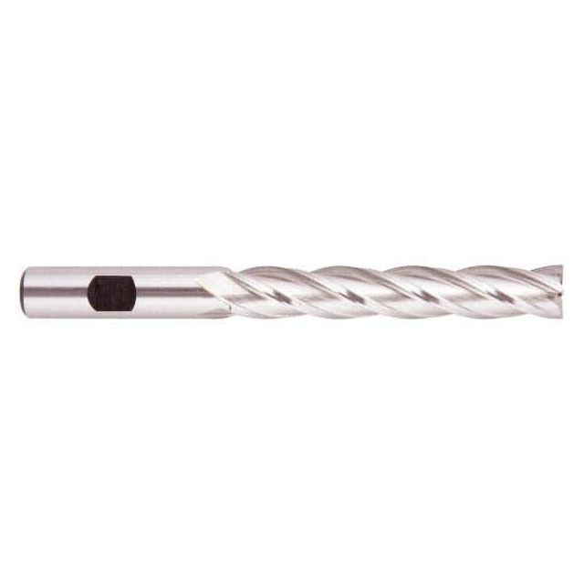 Square End Mill: 3/16'' Dia, 1-1/8'' LOC, 3/8'' Shank Dia, 3'' OAL, 4 Flutes, High Speed Steel MPN:050294AM