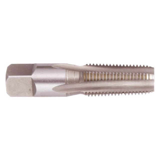 Standard Pipe Tap: 1/4-18, NPT, 4 Flutes, High Speed Steel, Bright/Uncoated MPN:008709AS