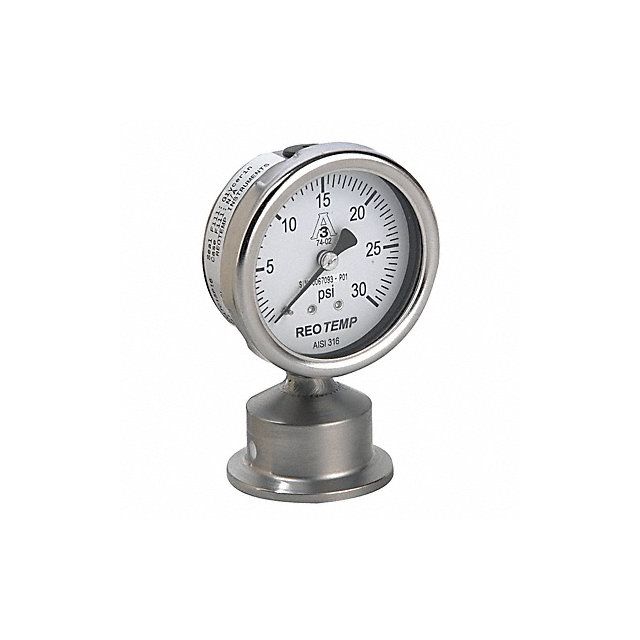 Pressure Gauge 0 to 30 psi 2-1/2In 1-1/2 MPN:SG25ATC15P16