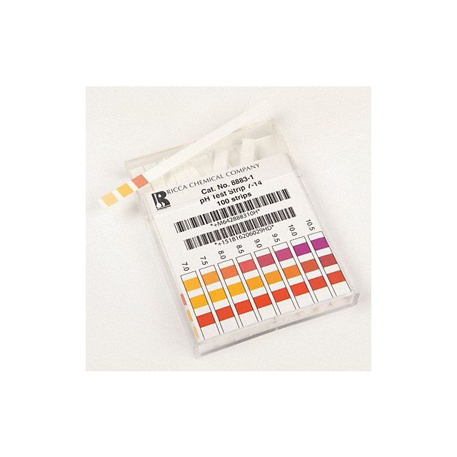 pH Test Strips 4.5 to 10 pH PK100 MPN:R8882000-Each