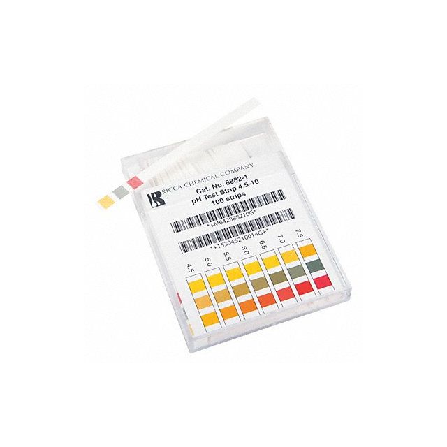 pH Test Strips 2 to 9 pH PK100 MPN:R8884000-Each