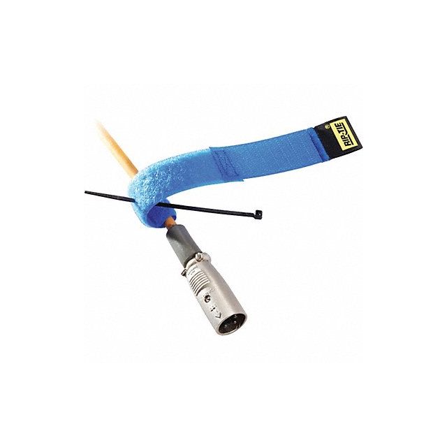 Hook-and-Loop Cable Tie 6 in Yellow PK10 MPN:H-06-010-Y