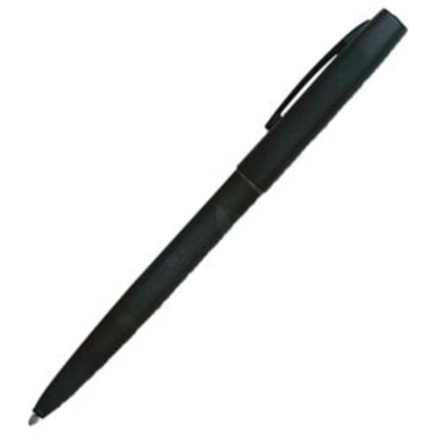 Rite in the Rain All-Weather Tactical Pen, Clicker, Medium Point, Black Barrel, Blue Ink (Min Order Qty 4) MPN:137920