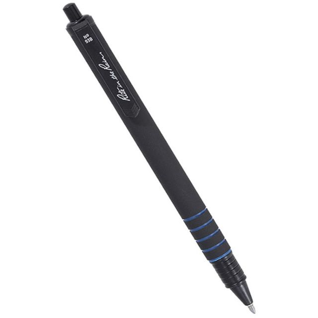 Rite In The Rain All-Weather Pens, Bold Point, 0.7 mm, Blue/Black Barrel, Blue Ink, Pack Of 6 Pens MPN:93B