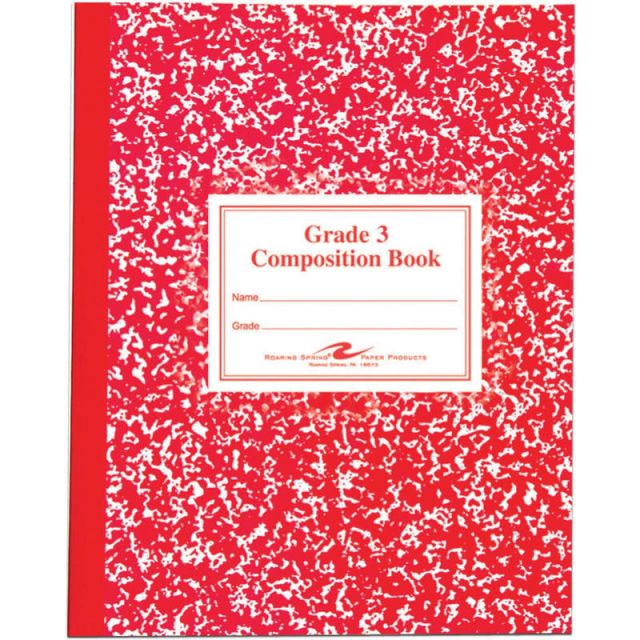 Roaring Spring Grade School Writing Composition Book, Grade 3 (Min Order Qty 24) MPN:77922