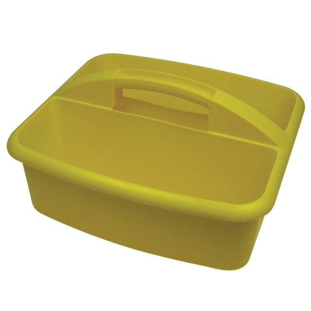 Romanoff Products Large Utility Caddy, 6 3/4inH x 11 1/4inW x 12 3/4inD, Yellow, Pack Of 3 (Min Order Qty 2) MPN:ROM26003-3
