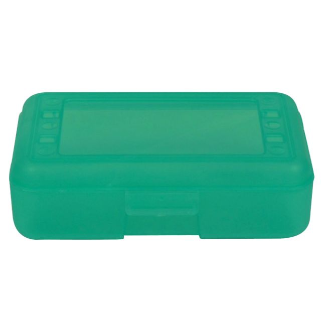 Romanoff Products Pencil Boxes, 8 1/2inH x 5 1/2inW x 2 1/2inD, Lime, Pack Of 12 MPN:ROM60225-12