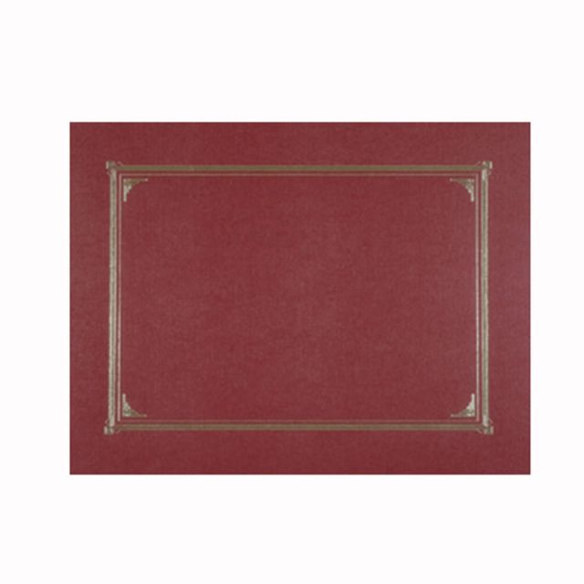 Geographics Document Covers, 9 3/4in x 12 1/2in, Burgundy, Pack Of 6 (Min Order Qty 4) MPN:45333