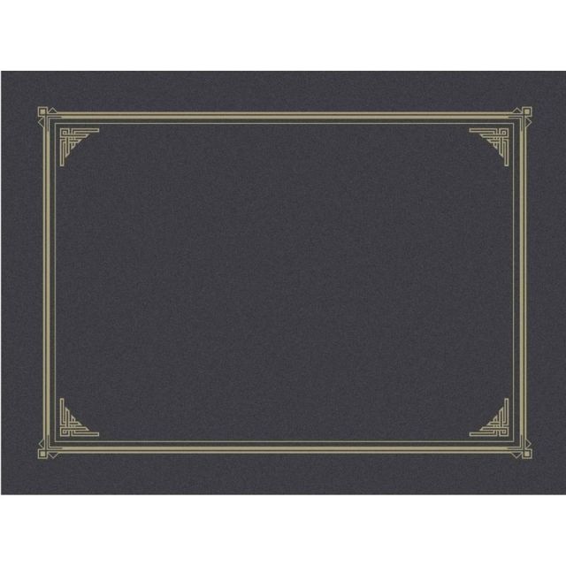 Geographics Award Certificate Gold Design Covers, Letter Size (8 1/2in x 11in), Metallic Gray, Pack Of 6 (Min Order Qty 3) MPN:47400