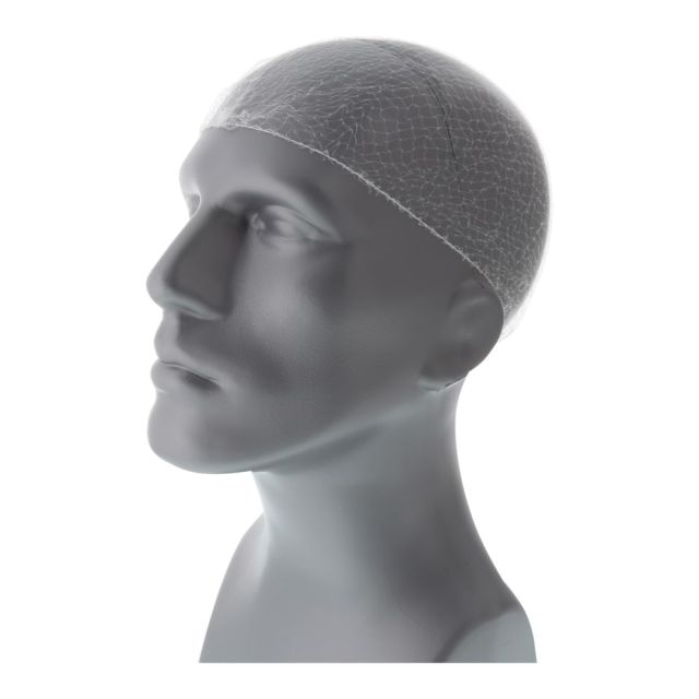 Royal Lightweight Latex-Free Nylon Hairnets, White, 28in, Pack Of 144 Hairnets (Min Order Qty 2) MPN:RPH144LTW28PK