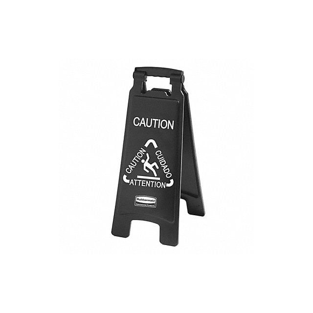 Multi-Lingual Caution Sign Black 26 in H MPN:1867505