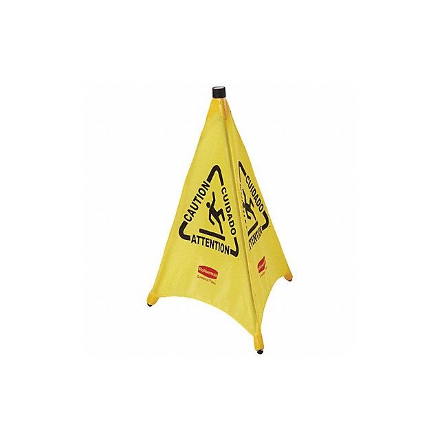Soft Safety Sign Yellow 30 in H MPN:FG9S0100YEL